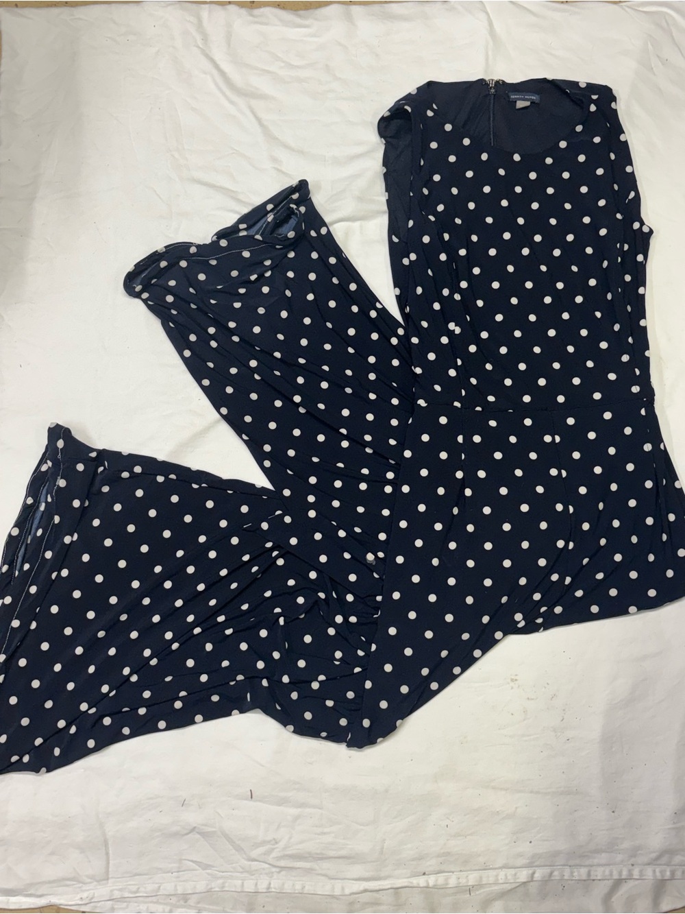 Tommy Hilfiger Navy Dress with Gold Accents